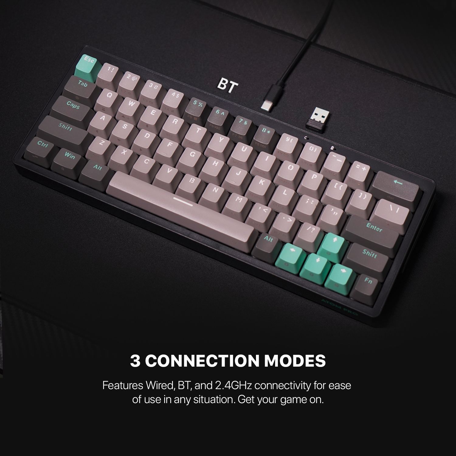 Fantech ATOM PRO63 Tri-Mode Wireless Gaming Keyboard