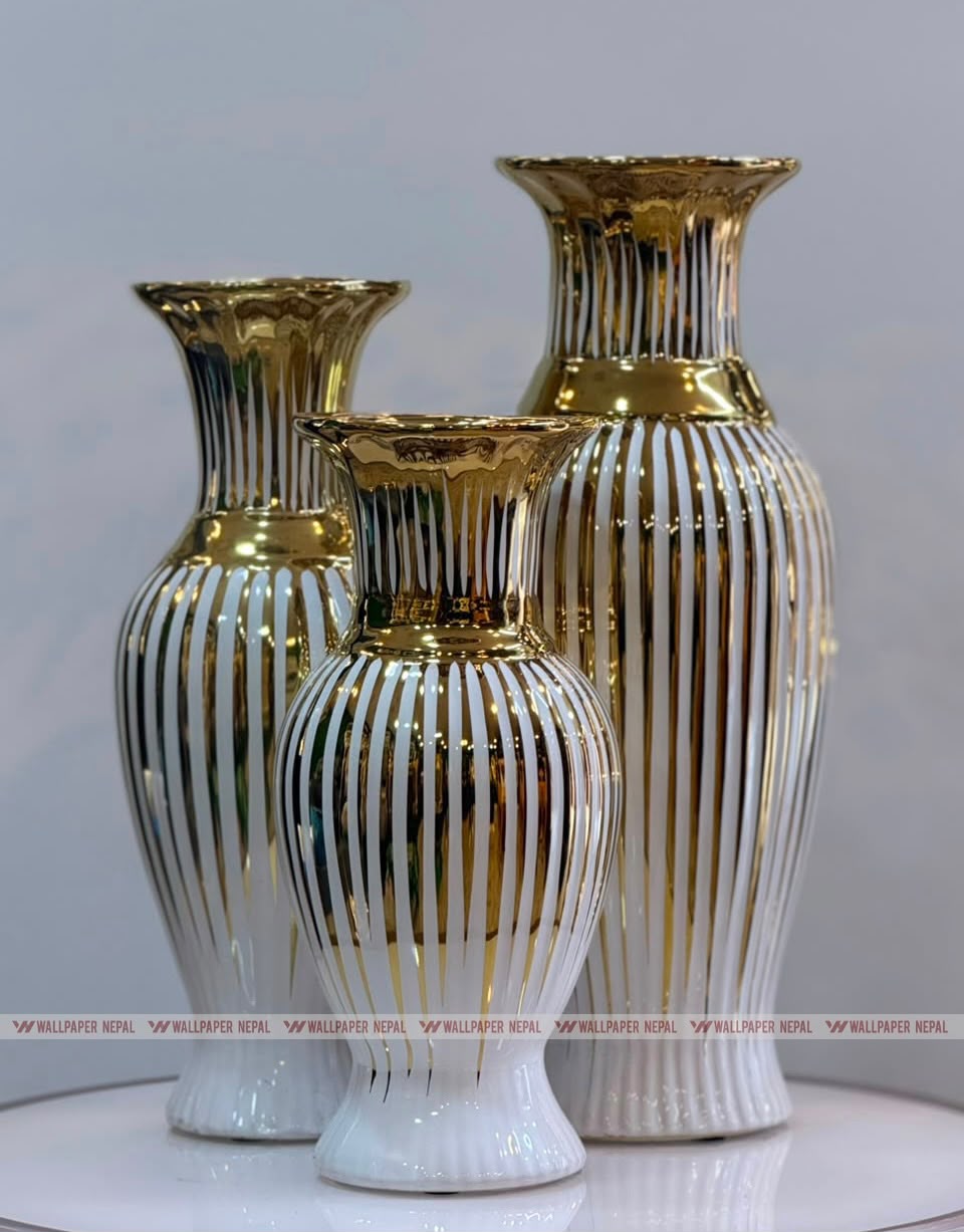 White Ceramic-Resin Ginger Jar Set-White Ceramic-Resin Ginger Jar Set WhatsApp Image 2026-09-11 at 2